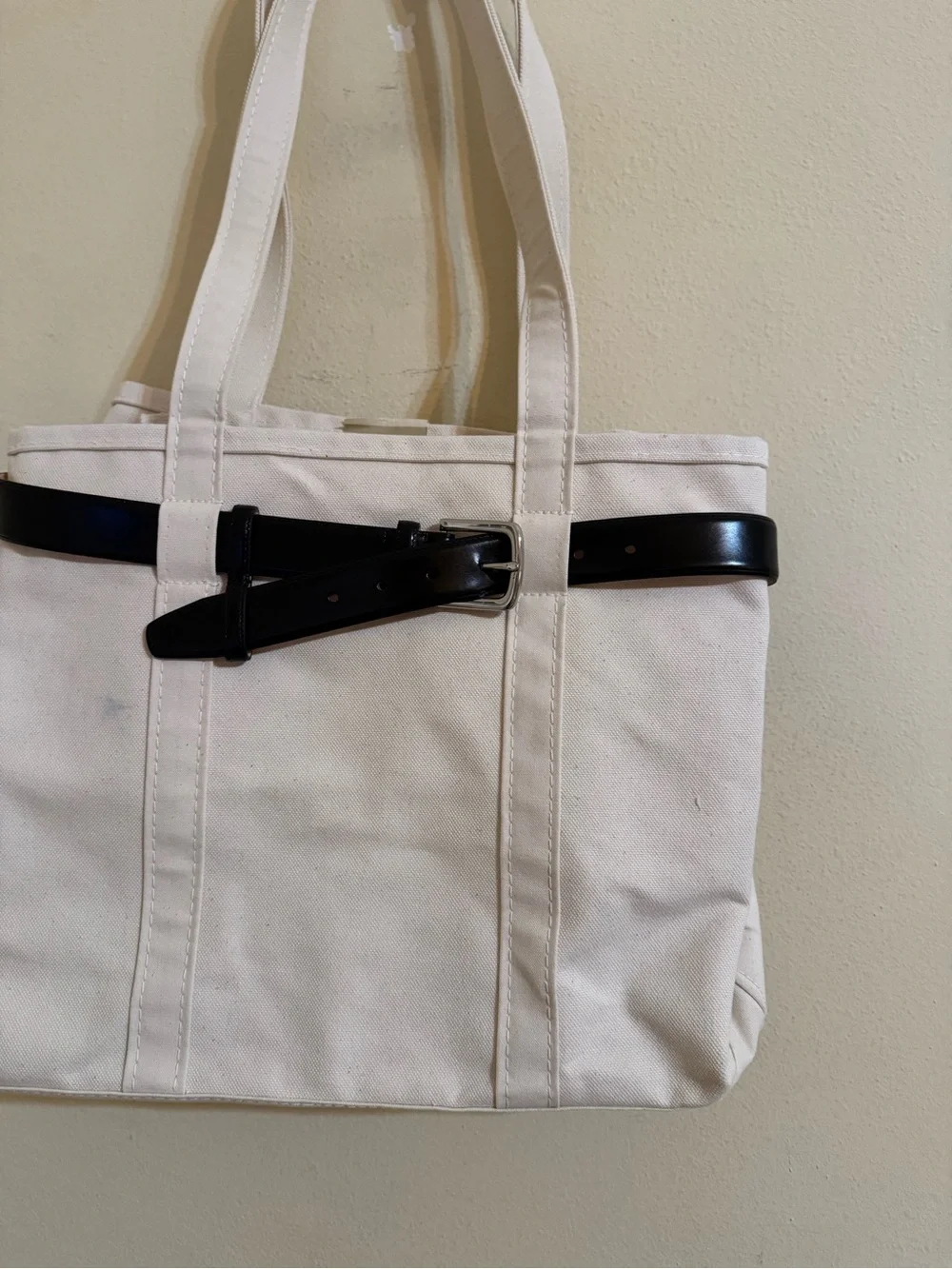 Tibi x L.L. Bean The Re-Imagined Boat and Tote Bag Natural